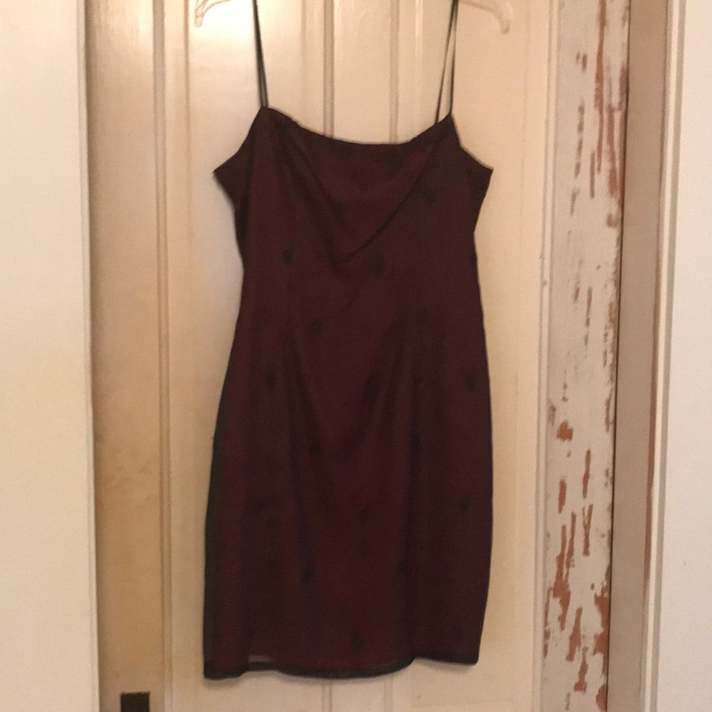 Laundry by Shelli Segal Little Black Slip Dress